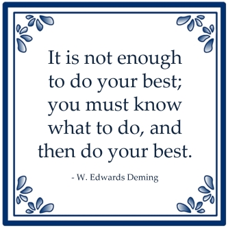 doing your best deming